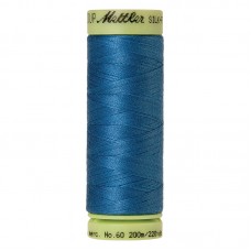 Нить для машинного квилтинга SILK-FINISH COTTON 60, 200 м 0339 Mediterranian Blue