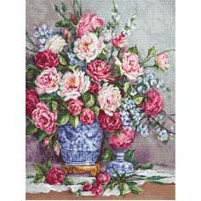 Набор для вышивания Её Величество - роза 43,5 х 32,5 см LUCA-S B605