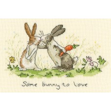 Набор для вышивания Some bunny to love 18 х 12 см Bothy Threads XAJ3