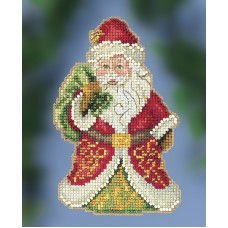 Набор для вышивания Санта с подарками Jim Shore 8 х 12 см MILL HILL JS202015