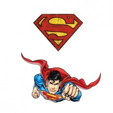 Термоаппликация Superman 8,5 х 10 см 0,01 см HKM 779622