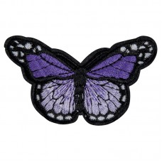 Термоаппликация Большая фиолетовая бабочка 7,7 х 4,7 см 0,01 см HKM 39256