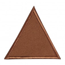 Термоаппликация Треугольник коричневый большой 5,8 х 5,4 см 0,01 см HKM 39469