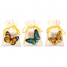 Набор для вышивания мешочков (саше) Бабочки VERVACO PN-0147918