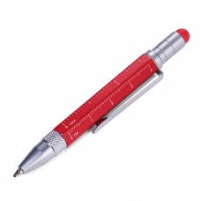 Ручка шариковая TROIKA многофункциональная CONSTRUCTION LILIPUT 82 х 8 х 11 мм красный TROIKA Germany GmbH PIP25/RD