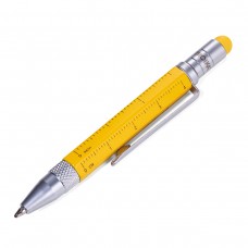 Ручка шариковая TROIKA многофункциональная CONSTRUCTION LILIPUT 82 х 8 х 11 мм желтый TROIKA Germany GmbH PIP25/YE