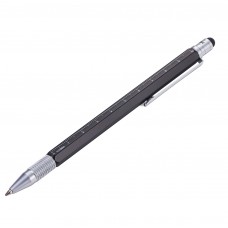 Ручка шариковая TROIKA многофункциональная CONSTRUCTION SLIM 146 х 9 х 11 мм черный TROIKA Germany GmbH PIP28/BK