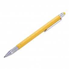 Ручка шариковая TROIKA многофункциональная CONSTRUCTION SLIM 146 х 9 х 11 мм желтый TROIKA Germany GmbH PIP28/YE