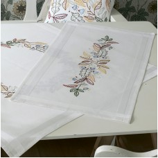 Набор для вышивания скатерти Опавшая листва 80 х 80 см PERMIN 27-1730