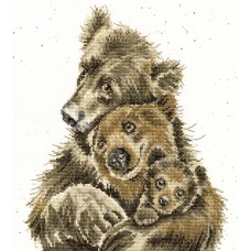 Набор для вышивания Bear Hugs 26 x 29 см Bothy Threads XHD95