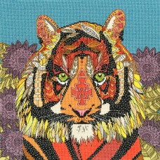 Набор для вышивания Jewelled Tiger 33 х 33 см Bothy Threads XSTU3