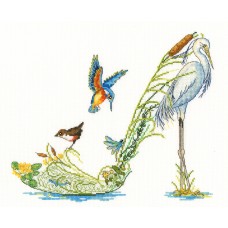Набор для вышивания Along The Riverbank 27 х 22 см Bothy Threads XSK2