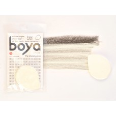 Пастель восковая для рисования Boya, мелок 9 х 14,5 см белый BOYA d.o.o. 1 SET/SNOW WHITE