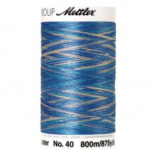 Нить вышивальная мультиколор POLY SHEEN MULTI, 800 м 9605 Faded Denim