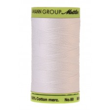 Нить для машинного квилтинга SILK-FINISH COTTON 60, 800 м 2000 White