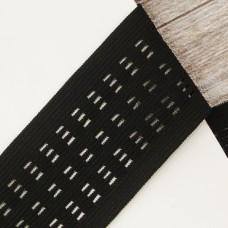 Резинка поясная решетчатая, 45 мм, 25 м, цвет 01 черный