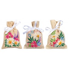 Набор для вышивания мешочков (саше) Весенние цветы 8 х 12 см VERVACO PN-0196584