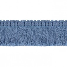 Бахрома декоративная, 30 мм, цвет светло-голубой
