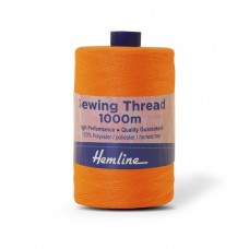 Нить универсальная  Hemline для шитья, ярко-оранжевый 1000 м ярко-оранжевый 40/2 HEMLINE N4124.625