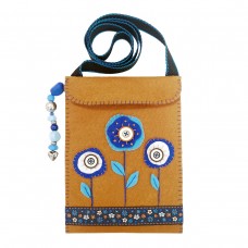 Набор для создания сумки из фетра Синие цветы 15 х 20 см МАРЬЯ ИСКУСНИЦА 30.001.02