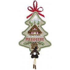 Набор для вышивания елочной игрушки SAPIN (Пихта)