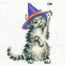 Набор для вышивания The Witchs Cat 26 x 26 см Bothy Threads XHD105