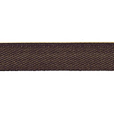 Тесьма брючная PEGA, цвет темно-коричневый, 15 мм