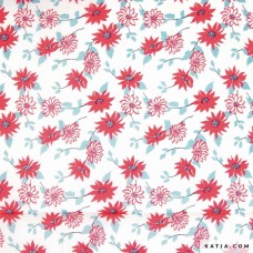 Ткань Voile Flowers Print , 100% хлопок, 145 см, 75 г/м? KATIA 2086.4