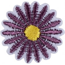 Термоаппликация Цветок фиолетовый 2,3 х 2,3 см фиолетовый 0,125 см HKM 42910