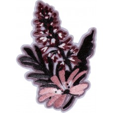 Термоаппликация Коричневый цветок 5,2 х 7,2 см разноцветный 0,125 см HKM 43062
