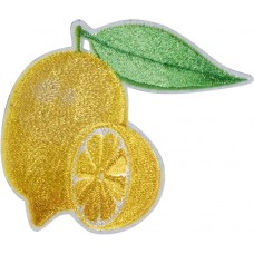 Термоаппликация Лимон 5 х 4,2 см желтый 0,125 см HKM 43141