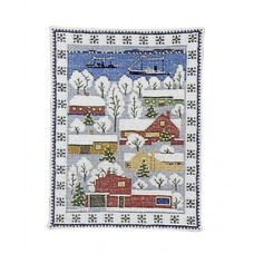 Набор для вышивания: Снежные домики 16 x 21 см HAANDARBEJDETS FREMME 30-4136