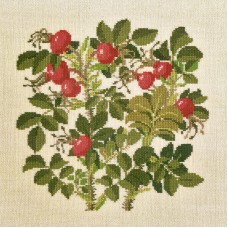 Набор для вышивания: Шиповник 26 x 26 см HAANDARBEJDETS FREMME 30-6142