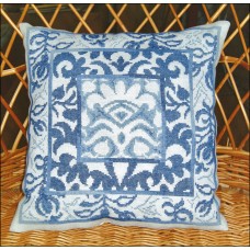 Набор для вышивания подушки: Голубой орнамент 30 x 30 см HAANDARBEJDETS FREMME 20-9913,03