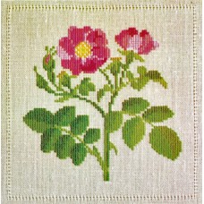 Набор для вышивания: Роза 15 x 15 см HAANDARBEJDETS FREMME 30-6723
