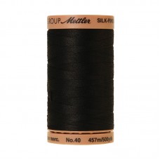 Нить для машинного квилтинга SILK-FINISH COTTON 40, 457 м 4000 Black