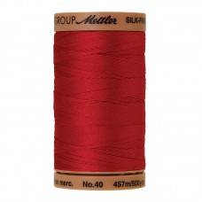 Нить для машинного квилтинга SILK-FINISH COTTON 40, 457 м 0504 Country Red