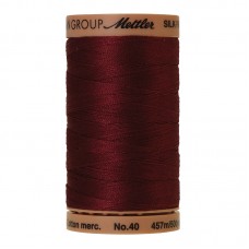 Нить для машинного квилтинга SILK-FINISH COTTON 40, 457 м 0109 Bordeaux