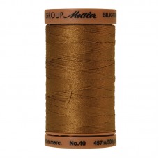 Нить для машинного квилтинга SILK-FINISH COTTON 40, 457 м 0287 Dark Tan