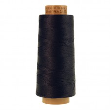 Нить для машинного квилтинга SILK-FINISH COTTON 40, 1463 м 4000 Black