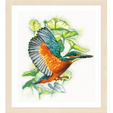 Набор для вышивания Flying kingfisher  30 х 43 см LANARTE PN-0200091