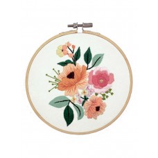 Набор для вышивания Полевые цветы, канва 100% хлопок 15 см DUTCH STITCH BROTHERS DSB031