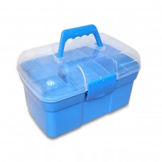 Ящик пластиковый с ручкой для хранения 27,5 x 18 x 16,5 см синий HEMLINE +G001.A2077