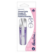 Ножницы-снипперы для обрезки нитей, с защитным колпачком, 10,5 см 105 мм фиолетовый HEMLINE 374