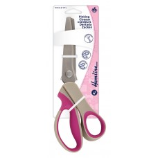 Ножницы фигурные Зиг-заг, 23,5 см 235 мм розовый/серый HEMLINE 388
