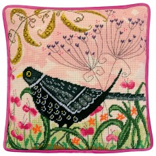 Набор для вышивания подушки Blackbird Tapestry 35,5 x 35,5 см Bothy Threads TLH1