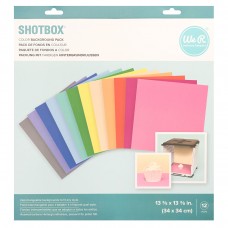 Набор цветных фотофонов Shotbox Color 35 х 1 х 35 см American Crafts LC. 660411