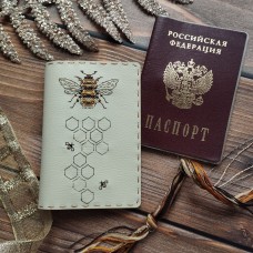 Набор для вышивания обложки для паспорта Медовая 10 х 14 см NEOCRAFT НК-18e