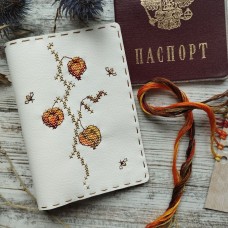 Набор для вышивания обложки для паспорта Физалис 10 х 14 см NEOCRAFT НК-18f