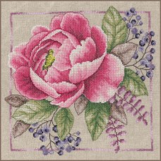 Набор для вышивания Blooming rouge  33 x 33 см LANARTE PN-0199792